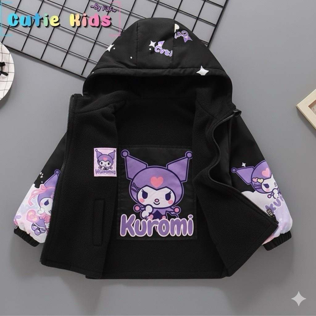 เสื้อกันหนาวเด็ก ผ้านุ่ม อุ่นสบาย ลายคุโรมิ สุดน่ารัก [พร้อมส่ง]