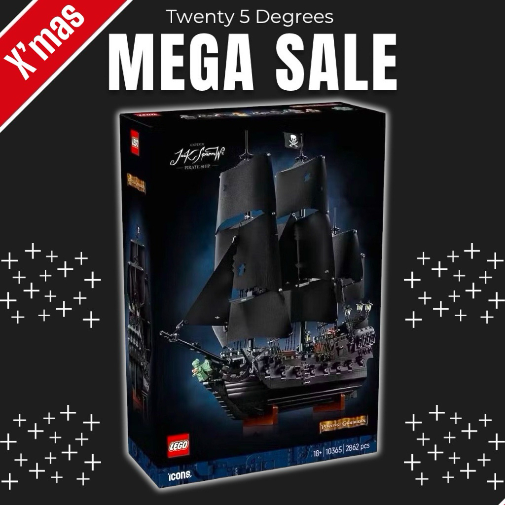 (พร้อมส่ง รับประกันกล่องสวย) LEGO Icons 10365 Captain Jack Sparrow's Pirate Ship