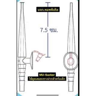 Mu-Sucker , ฟิงเกอร์ทิป Finger tipใช้ดูดเสมหะ MU-tip ใช้ดูดน้ำมูก 1-5 ชิ้น ตัวคอนโทรล