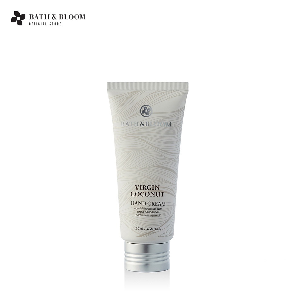 BATH & BLOOM Virgin Coconut Hand Cream 100ml ผลิตภัณฑ์ครีมบำรุงมือและเล็บ กลิ่นมะพร้าว