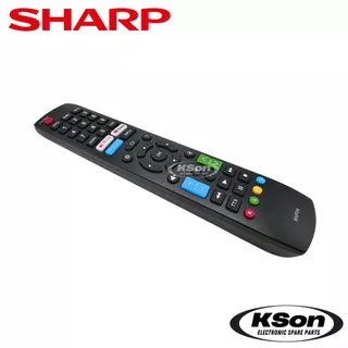 รีโมททีวี สมาร์ททีวี ชาร์ป อะไหล่ทีวี Sharp Smart TV Remote Control รุ่น RNF04