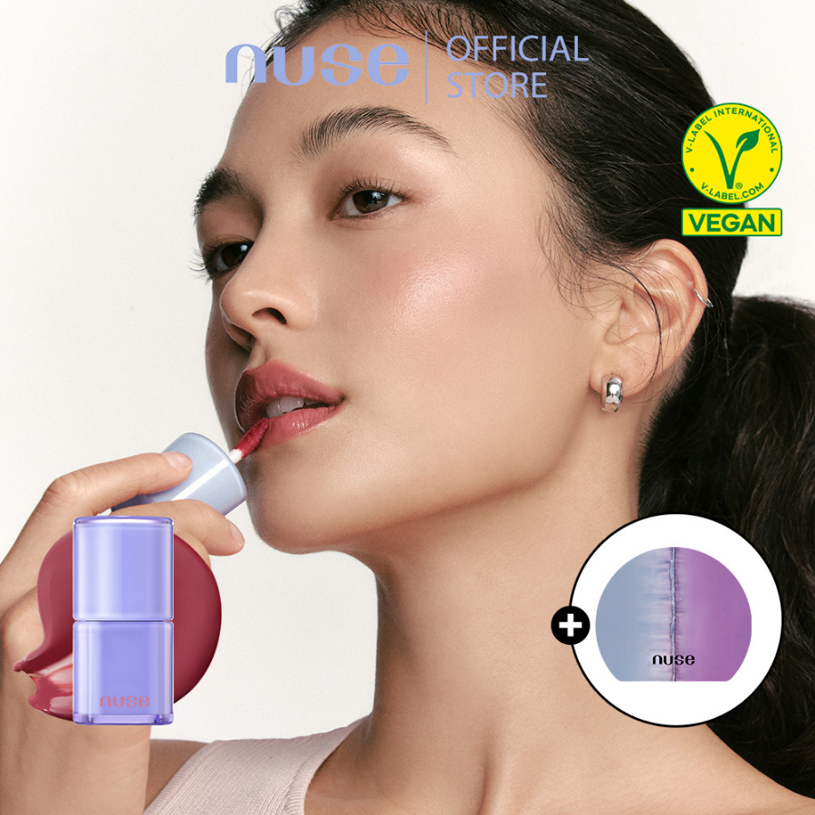 nuse Care Liptual 4.5g | Dewy, Natural, Glowy, Mauve Lip tint, Moisture MLBB Lip Tint
