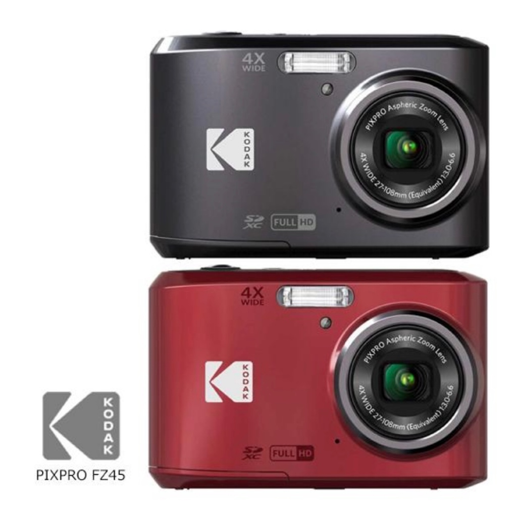 Kodak PIXPRO FriendlyZoom FZ45 Digital Camera with 4x Optical Zoom, 16 Megapixels, Full HD (1080p) V
