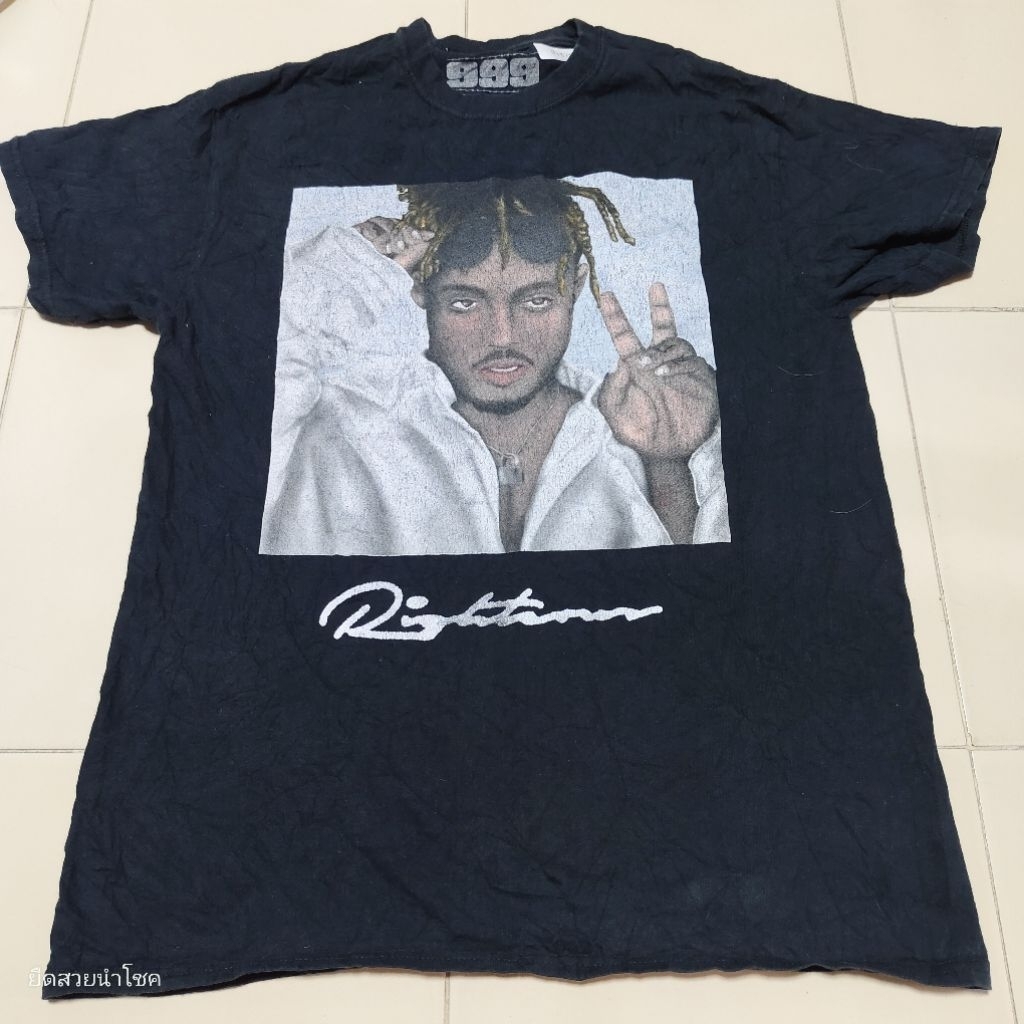 💜B00044 💜อก40ยาว27" 🔥juice wrld เสื้อยืดUSAมือ2