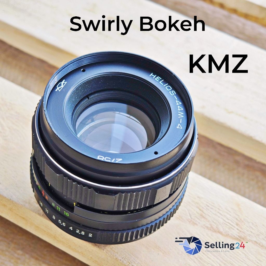 เลนส์ Helios-44M-4 58mm f/2 (16) KMZ Mount M42 Swirly Bokeh