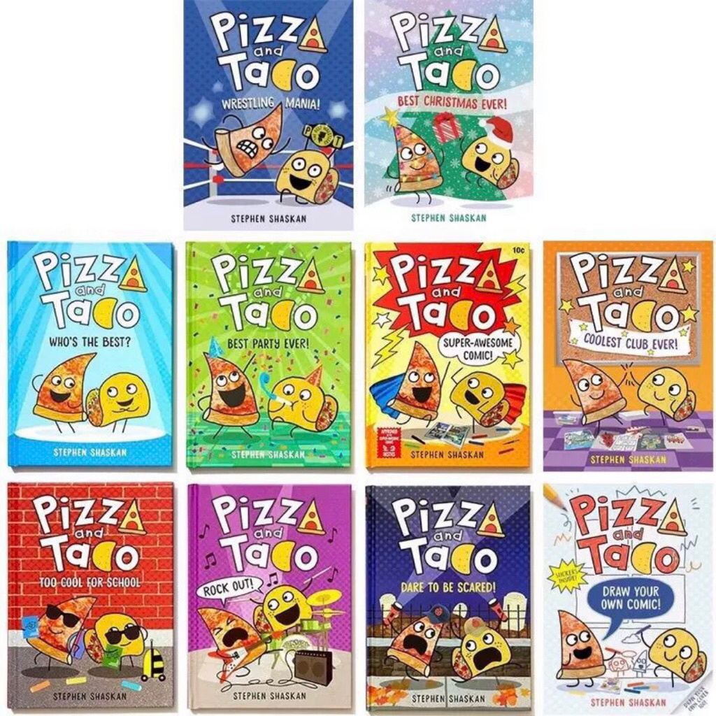 พร้้อมส่ง Pizza and Taco 7 books collection By Stephen Shaskan