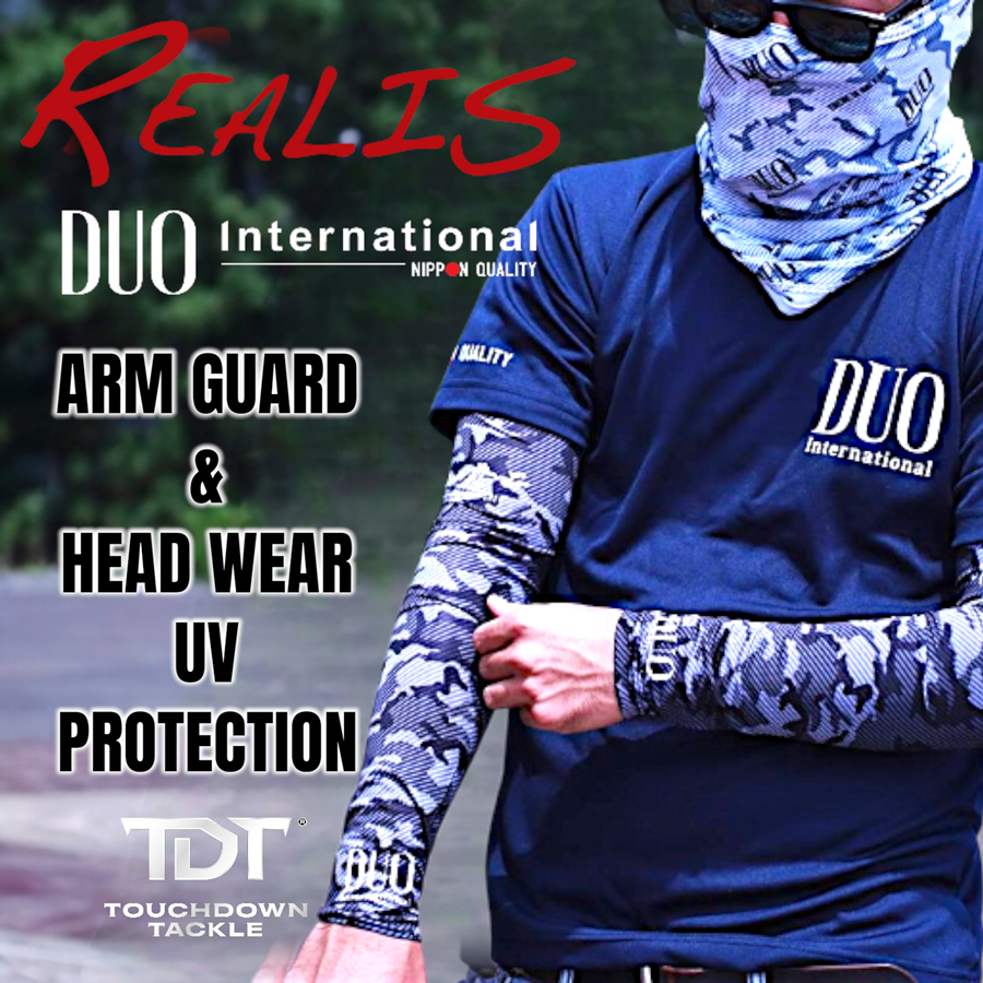 DUO ARM GUARD & UV HEADWEAR   *** ปลอกแขน ผ้าบัฟ ของแท้ DUO 100% ***