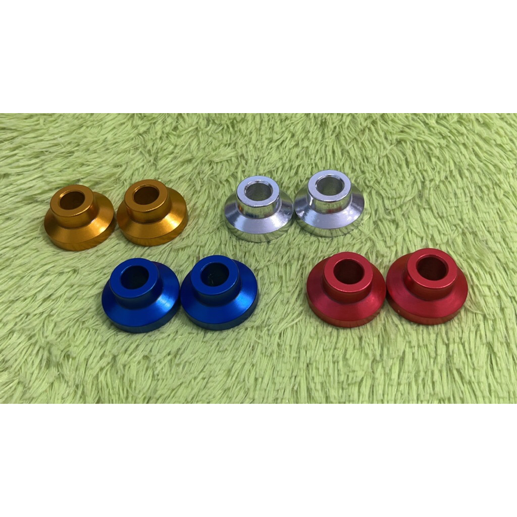 บูทล้อหน้าแต่ง บูธล้อหน้าเวฟ125i เลี้ยวบังลม 125S เวฟ 125 ไอ สีแดง 1 คู่ มิเนียม