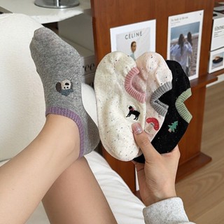 ถุงเท้า ถุงเท้า​ข้อสั้น ถุงเท้าลายน่ารัก ผ้า cotton นิ่ม ช่ว…