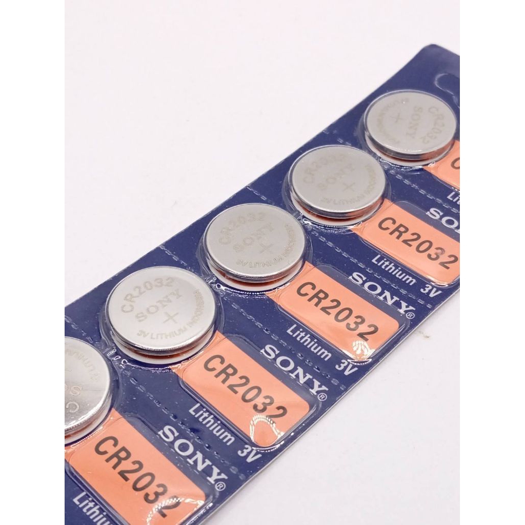 สั่งเลย Lithium Batteries 3V. ถ่านไบออส CR 2032 ยี่ห้อ SONY ของแท้ ร้านในกทมส่งของทุกวัน