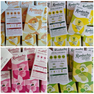 รุ่นใหม่ ชาจองกุก BTS TEAZEN Kombucha 3 รสชาติ 50กรัม 10ซอง/กล่อง