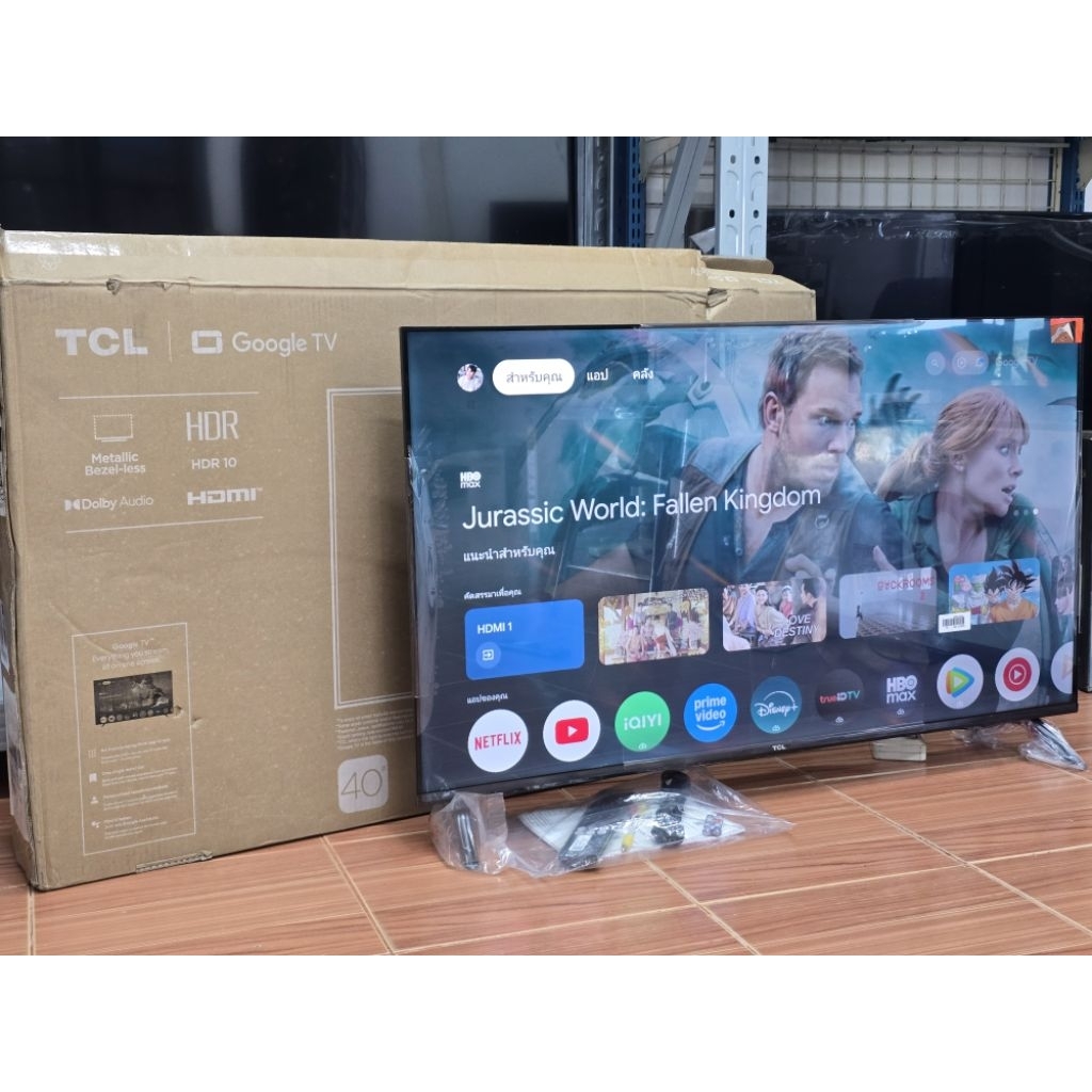 NEW 2025 TCL ทีวี 40 นิ้ว FHD QLED NEW 2025 TCL ทีวี 40 นิ้ว FHD QLED Google TV รุ่น 40V5C
