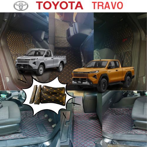 พรมรถยนต์ TOYOTA  TRAVOล่าสุดรถตอนเดียว2ประตู/4ประคูกดในตัวเลิอกสินค้านะคะ
