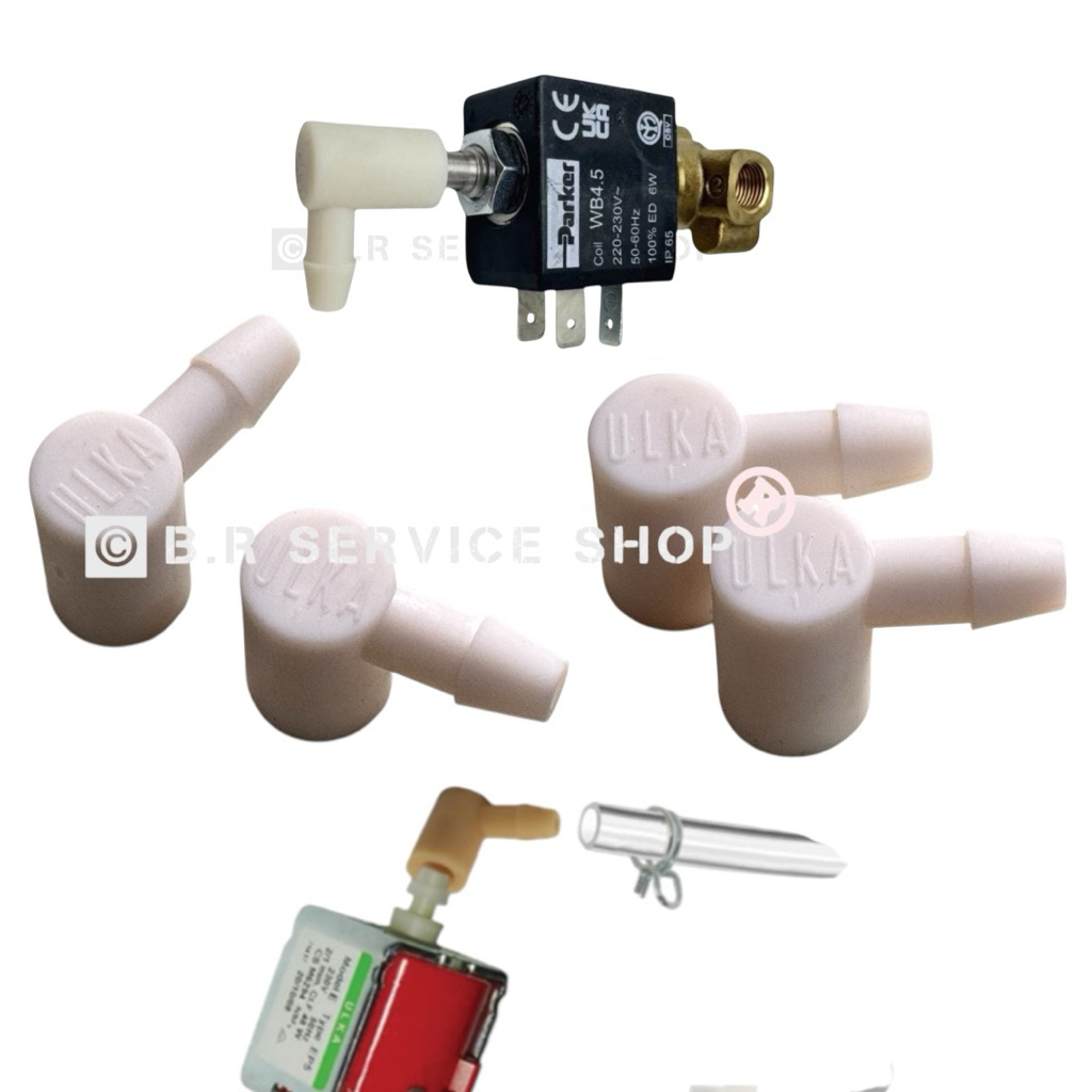 ข้อต่อปั๊มน้ำ ULKA (L-Connector / ข้องอ 90°) 6mm Ulka Rubber Connector for internal Pump