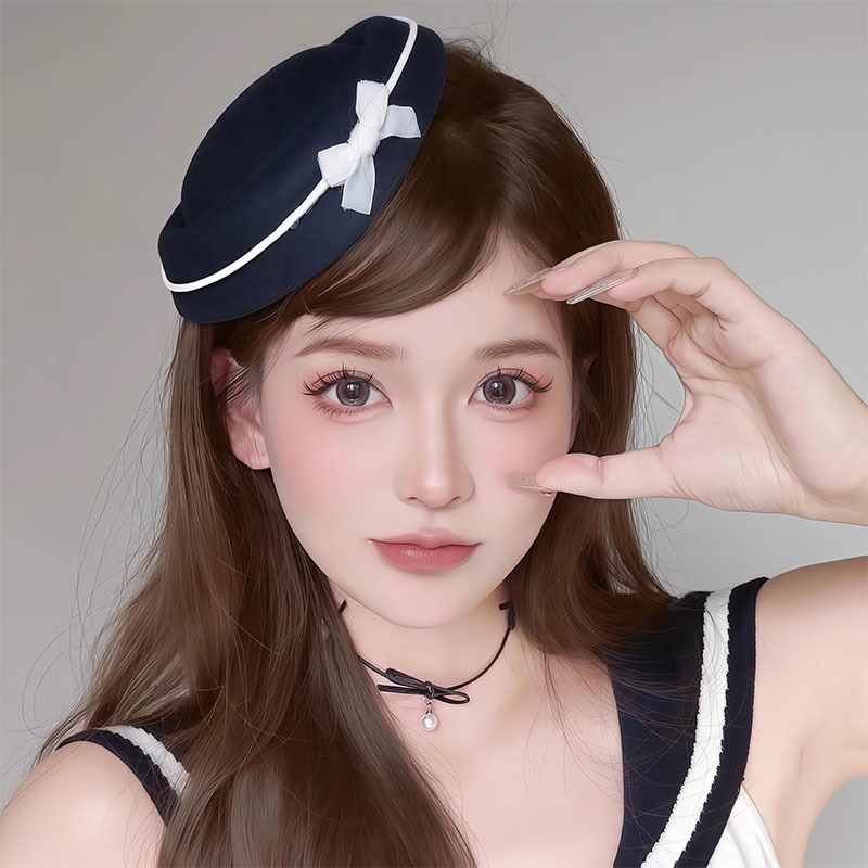 🧡Basic swimsuit💛 หมวกผู้หญิง หมวกพยาบาล การเล่นบทบาทสมมติ แฟชั่น COD