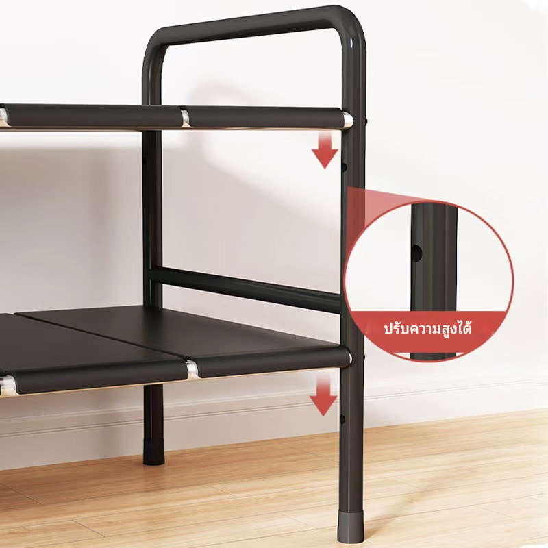ชั้นจัดเก็บใต้ถังล้างจาน เลื่อน-ถอดได้ ปรับขนาดได้  อัปเกรดพื้นที่ มีหลายชั้น ใช้ในครัว-ห้องน้ำได้ ง่ายต่อการติดตั้ง - รูปที่ 6