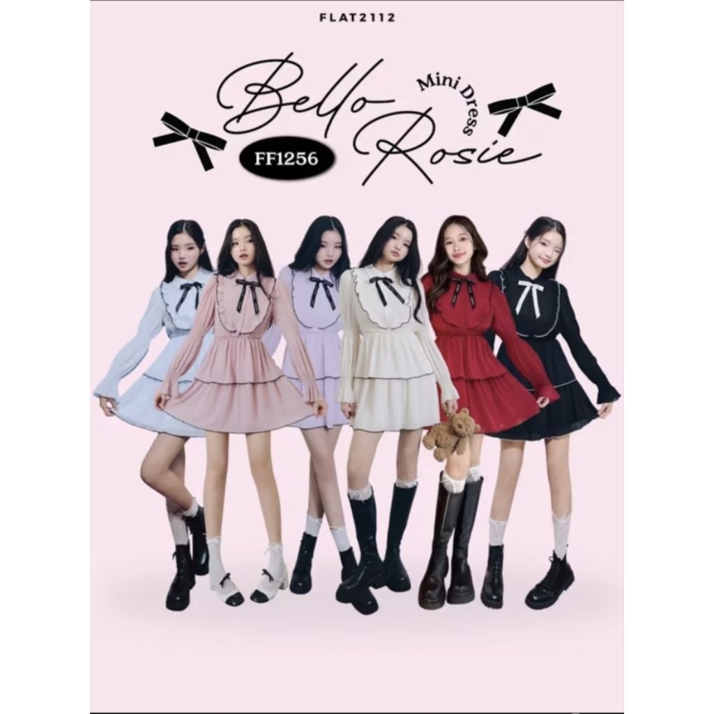 Flat2112 Bello Rosie Mini Dress