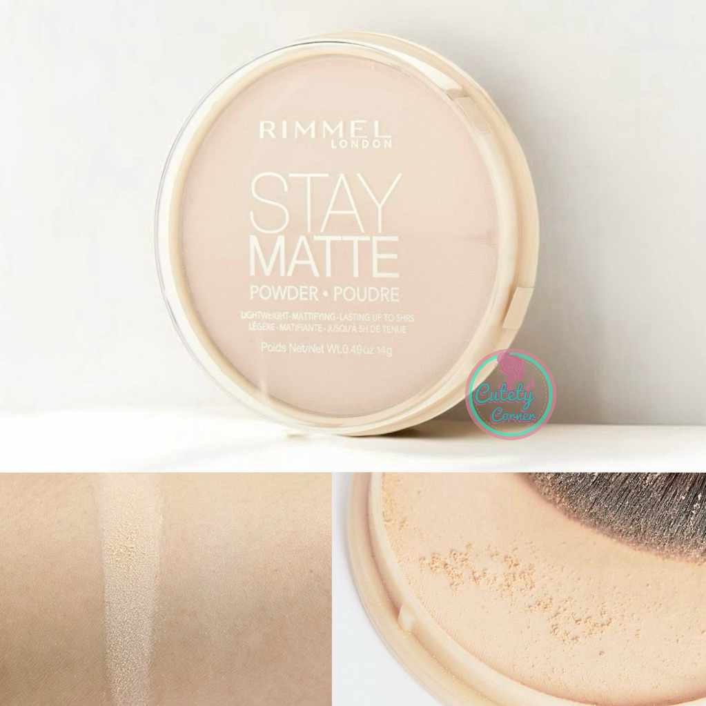 Rimmel Stay Matte Pressed Powder 14g. แป้งริมเมล