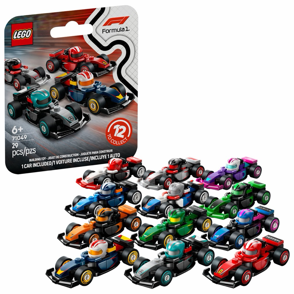 LEGO F1® รถแข่งสะสม 12 รุ่นในกล่องลึกลับ