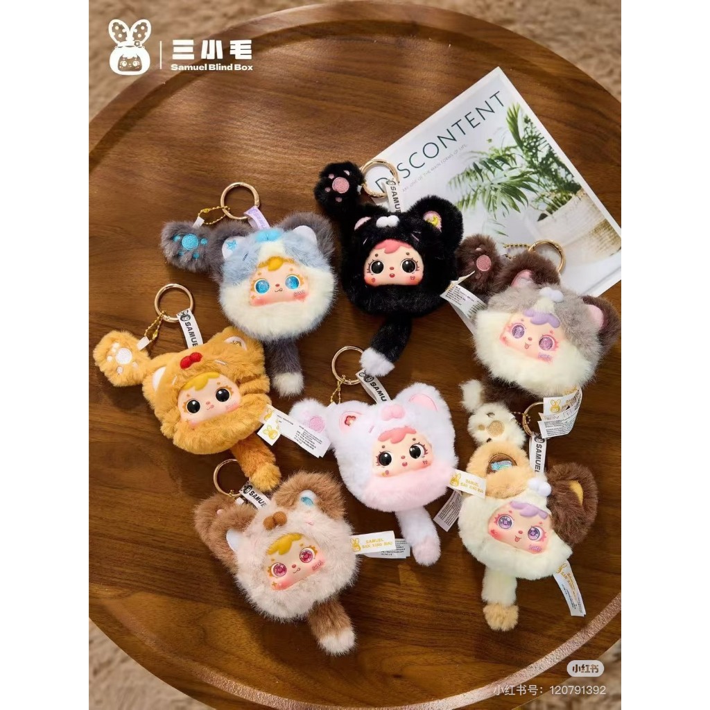 🐱 พร้อมส่ง🐱 Samuel kitten Paw Pendant ชามูเอลน้องแมว เป็นพวงกุญแจ ✨แบบสุ่มลุ้นตัว✨