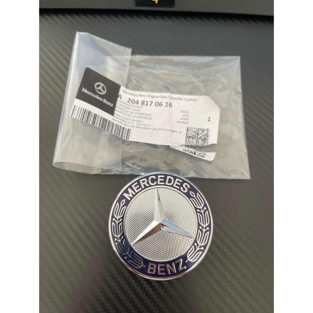 โลโก้ ของแท้ สำหรับรถเบนซ์ W204 W205 W207 W212 (A204 817 06 16) Mercedes-Benz