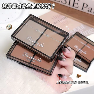 NO.5196 พาเลตต์คอนทัวร์ไฮไลท์ แป้งธรรมชาติทั้ง 2 สี เนื้อแป้งบางเบา แบบแมตต์ ช่วยให้ใบหน้า ดวงตา จมูก ดูกระจ่างใส