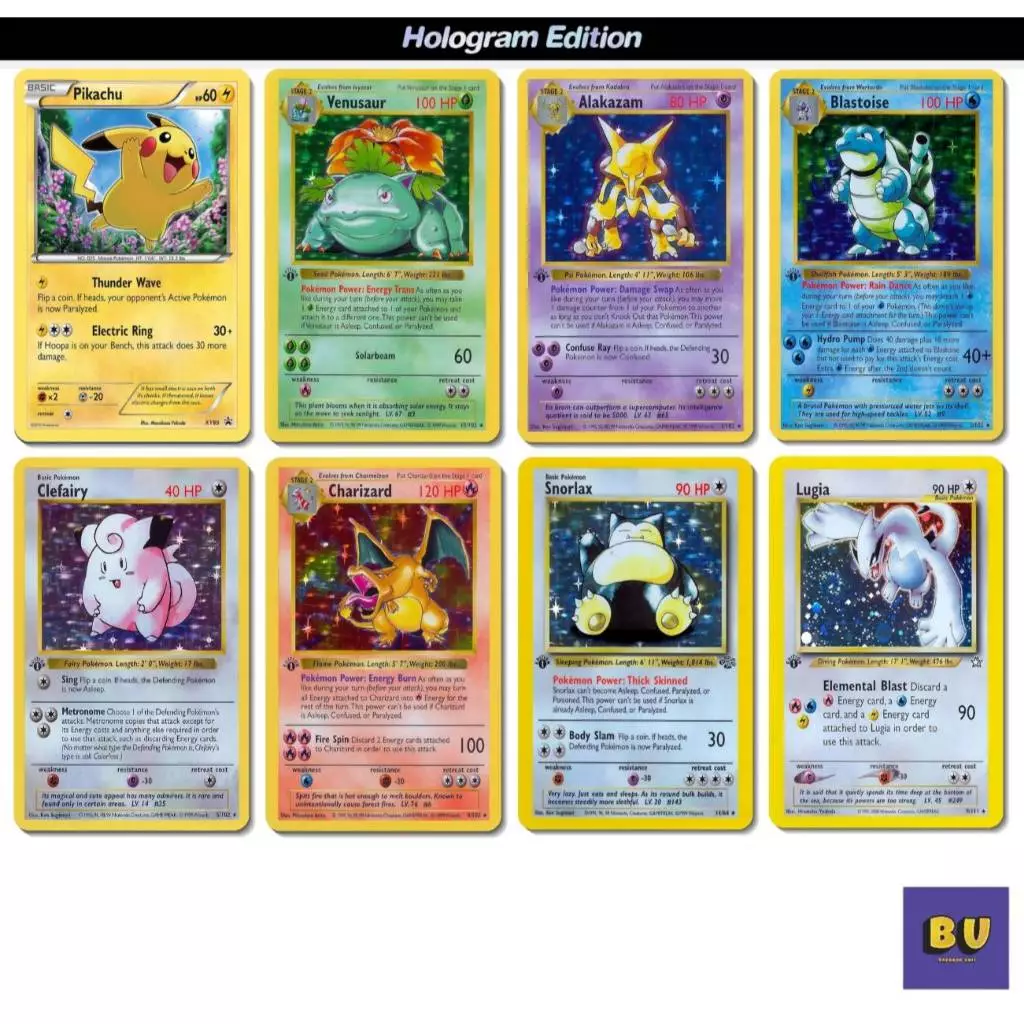 [ส่งฟรี] สติกเกอร์สำหรับติดบัตร ATM BTS VISA [ STICKER SKIN CARD ] ลาย : Pokemon TCG Frist Edition 1 โปเกมอนการ์ด : BU