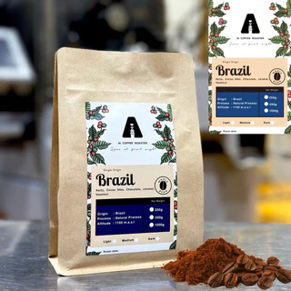 aicoffeeroaster | เมล็ดกาแฟบราซิล Brazil ขนาด 250กรัม,500กรัม