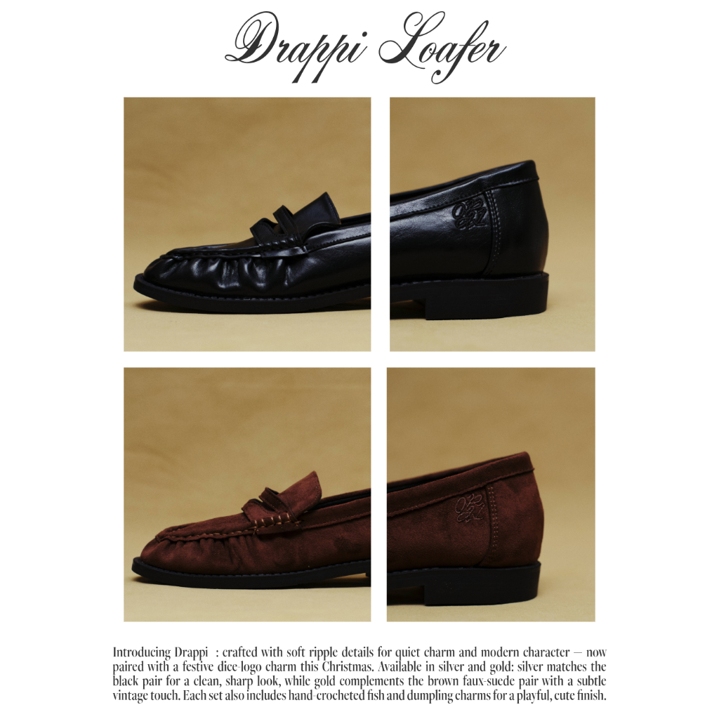 พร้อมส่ง OPTP : รองเท้ารุ่น Drappi Loafer มี 2 สี ดำ และ น้ำตาล (แนะนำบวก 2 ไซส์จาก Size ปกติ)