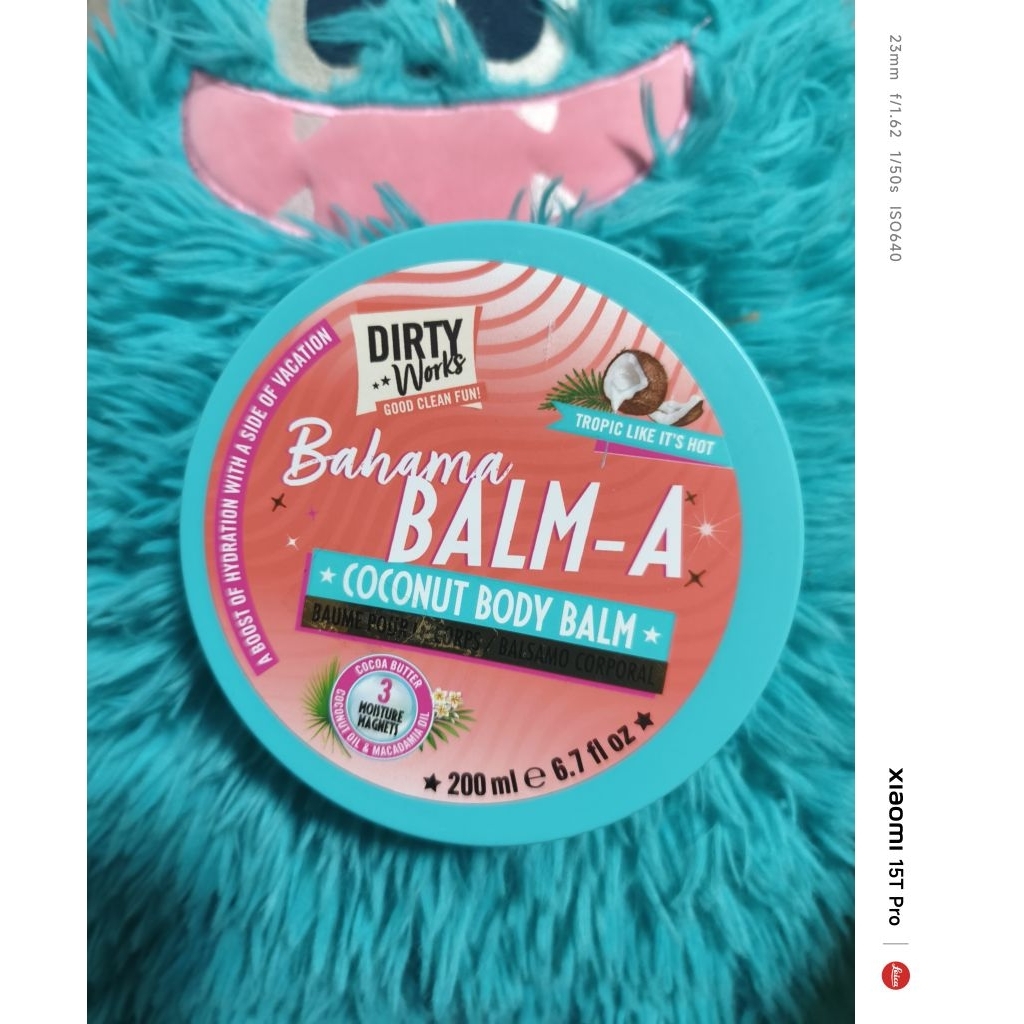 พร้อมส่ง 🎯DIRTY WORKS Bahama Balm-a Coconut🥥 Body Balm 200ml (6.7 fl oz) from England 
