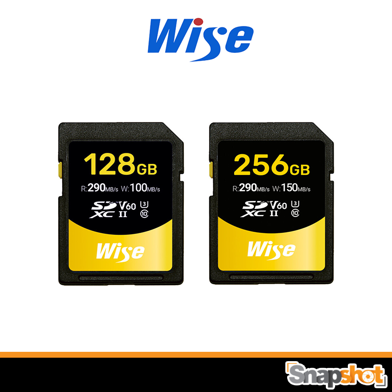 Wise Advanced 128GB / 256GB V60 UHS-II SDXC Memory Card ประกันศูนย์ 5 ปี SD Card