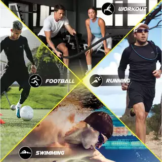 Spandex เสื้อรัดกล้ามเนื้อแขนยาวคอเต่ากันUV ใส่ว่ายน้ำ ออกกำลังกาย ผ้าไม่อมเหงื่อ ระบายอากาศดี CM105