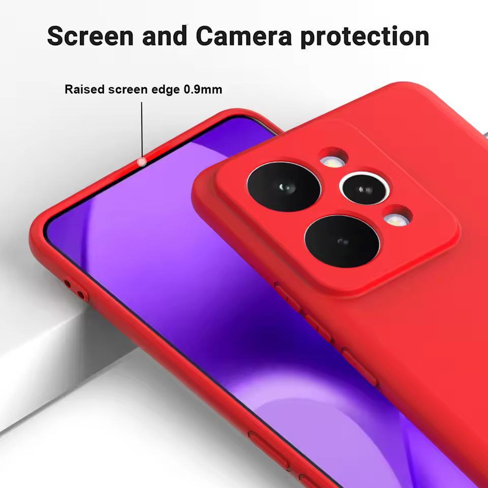 เคสชิลิโคนกำมะหยี่ สำหรับ Realme 15 15T 15Pro / Realme C85 กันกระแทก ขอบตรง - รูปที่ 2