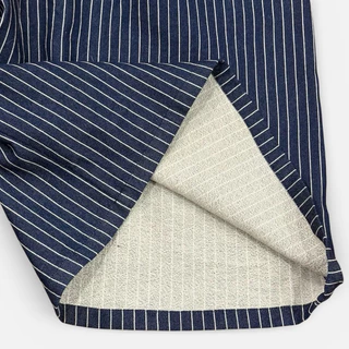 anta studio - PINSTRIPE 3/4 ความยาว 27“ LOOSE WIDE LEG