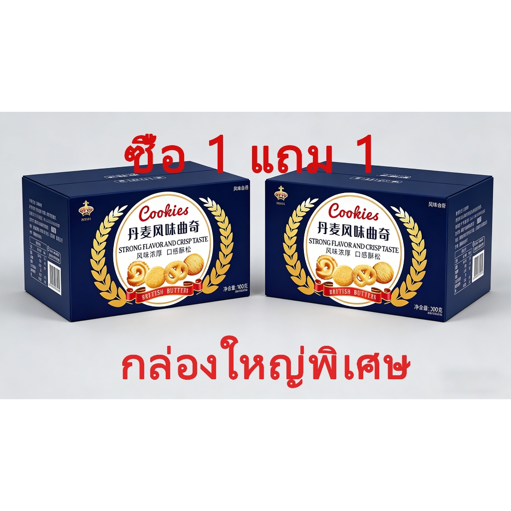 1 แถม 1 คุกกี้  เดนิสา คุกกี้บัตเตอร์  ซื้อ  720g Danisa Butter Cookie   คุกกี้อาร์เซนอล คุกกี้อิมพีเรียล ของขวัญปีใหม่
