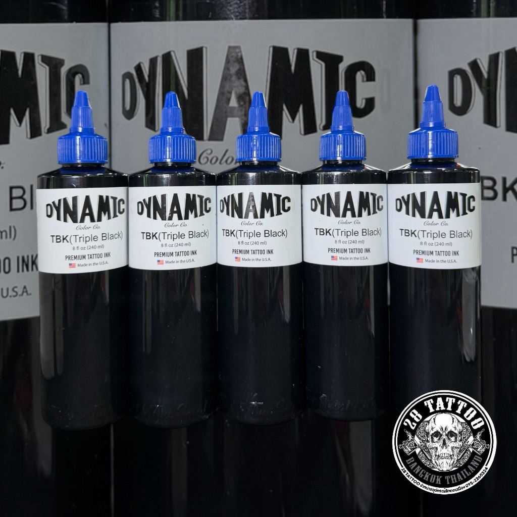 🔥 ถูกที่สุด Dynamic TBK ดำเข้มสามเท่า สีแท้