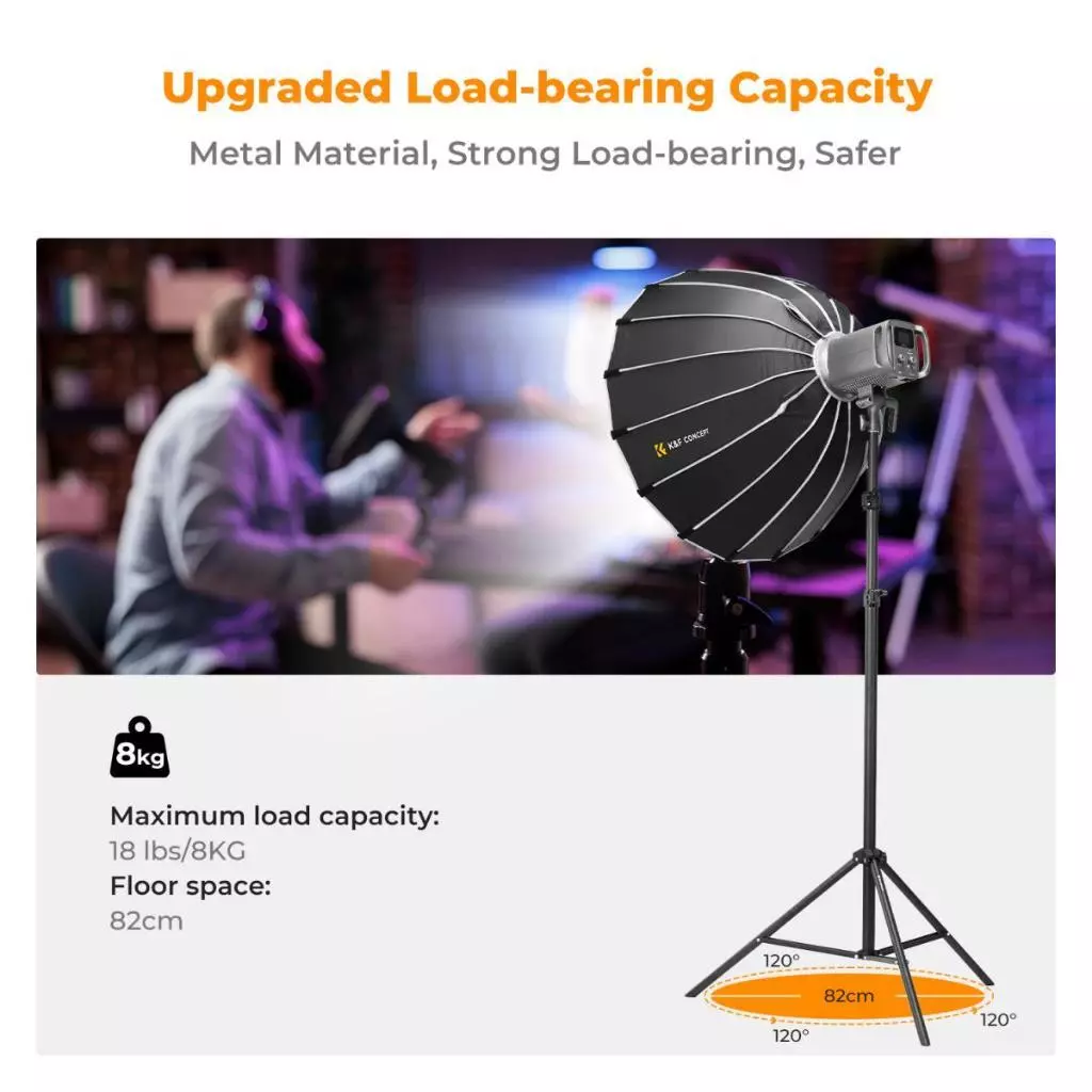 ขาตั้งกล้อง Tripod 2.8 เมตร สำหรับสตูดิโอถ่ายภาพและไฟริงไลท์ thumbnail 8
