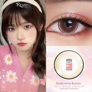 คอนแทคเลนส์ Roze ค่าอมน้ำ55% Dreamma ตาโต