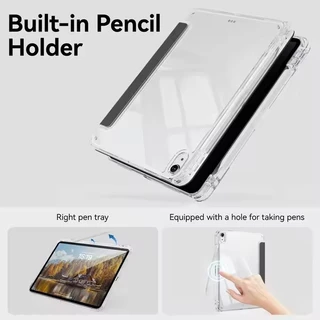 ใหม่🌟 Gen11 A16เคสไอแพด for ipad Air4/5/6/7 2025 Pro11 2018-2022 10.9 Gen7/8/9 10.2 M2 Gen10 ฝาพับแบบตัว Y เคสไอแพดใส