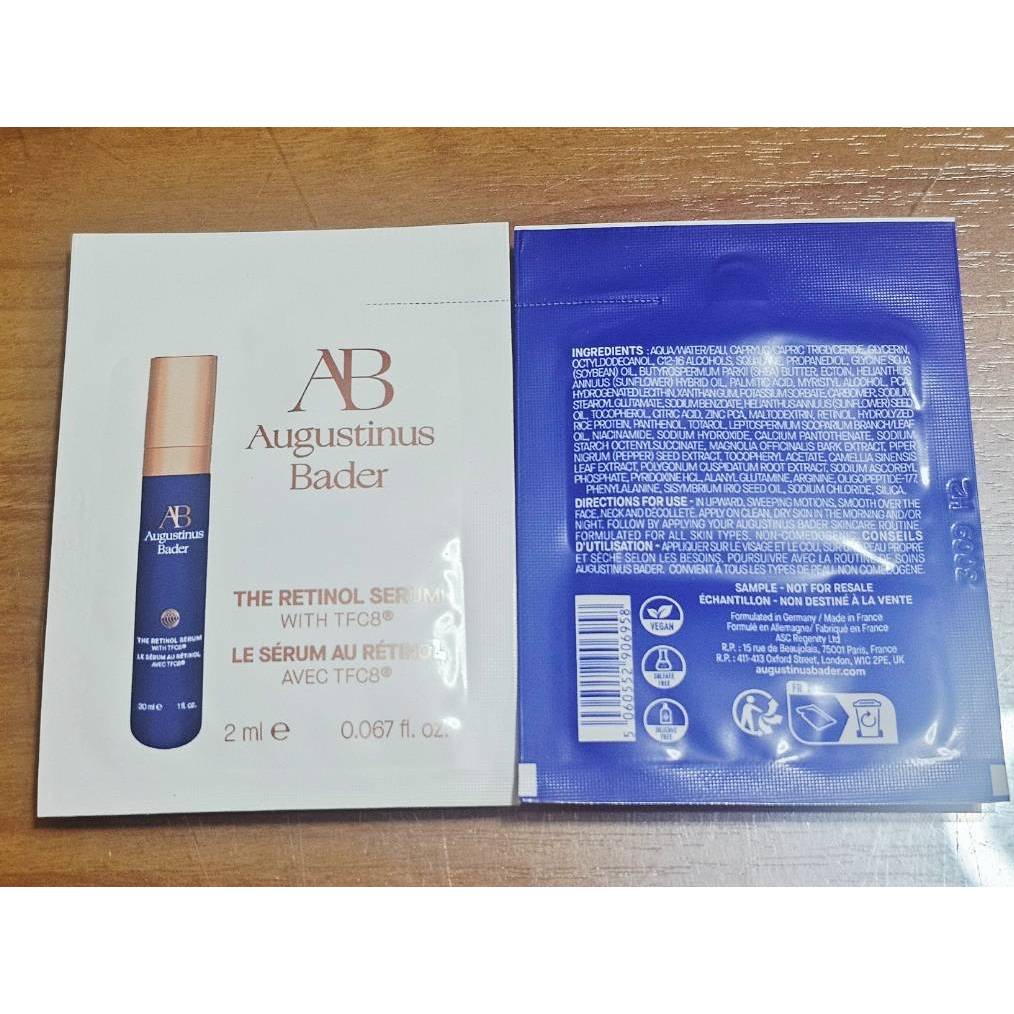 ❤️ซอง 2 ml.❤️ใหม่แท้ 100%Augustinus Bader The Retinol Serum เซรั่มเน้นลดเลือนริ้วรอย