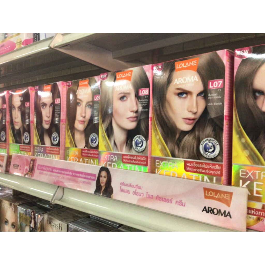 Lolane Aroma Color Cream สีย้อมผม ครีมย้อมผม โลแลน อโรม่า