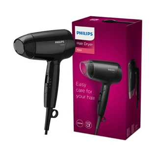 Philips ฟิลิปส์ ไดร์เป่าผม 1200W แรงลม 3 ระดับ ขนาดพกพา พับเก็บได้ รุ่น BHC010/10