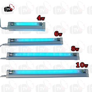 หลอด UV-C ประมาณ 254nm T5 พร้อมราง ขนาดเล็ก 4W 6W 8W 10W ชุดสำเร็จรูป พร้อมสายไฟ ใช้งานง่าย สำหรับกำจัดเชื้อ