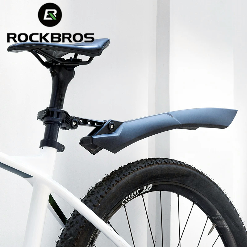 ROCKBROS กันโคลนจักรยานชุดขี่จักรยาน MTB Fender 24นิ้วจักรยานปรับจักรยานเสือภูเขาขยายยาว Quick Protector