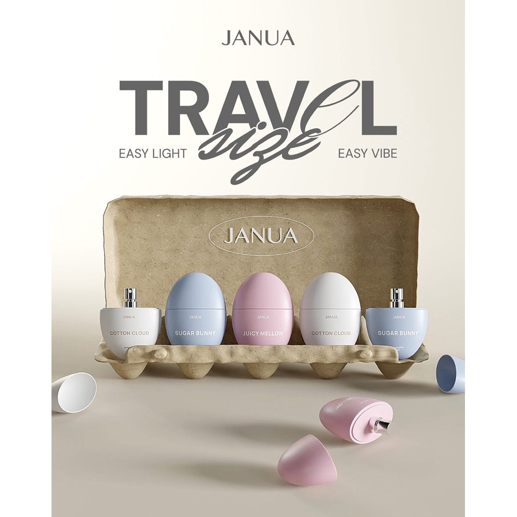 [พร้อมส่ง+ของแท้💝] JANUA น้ำหอมแจนยัวร์ New น้ำหอมแจนยัวร์คอลไข่ THE TRAVEL SIZE (ขนาด 15ml.)