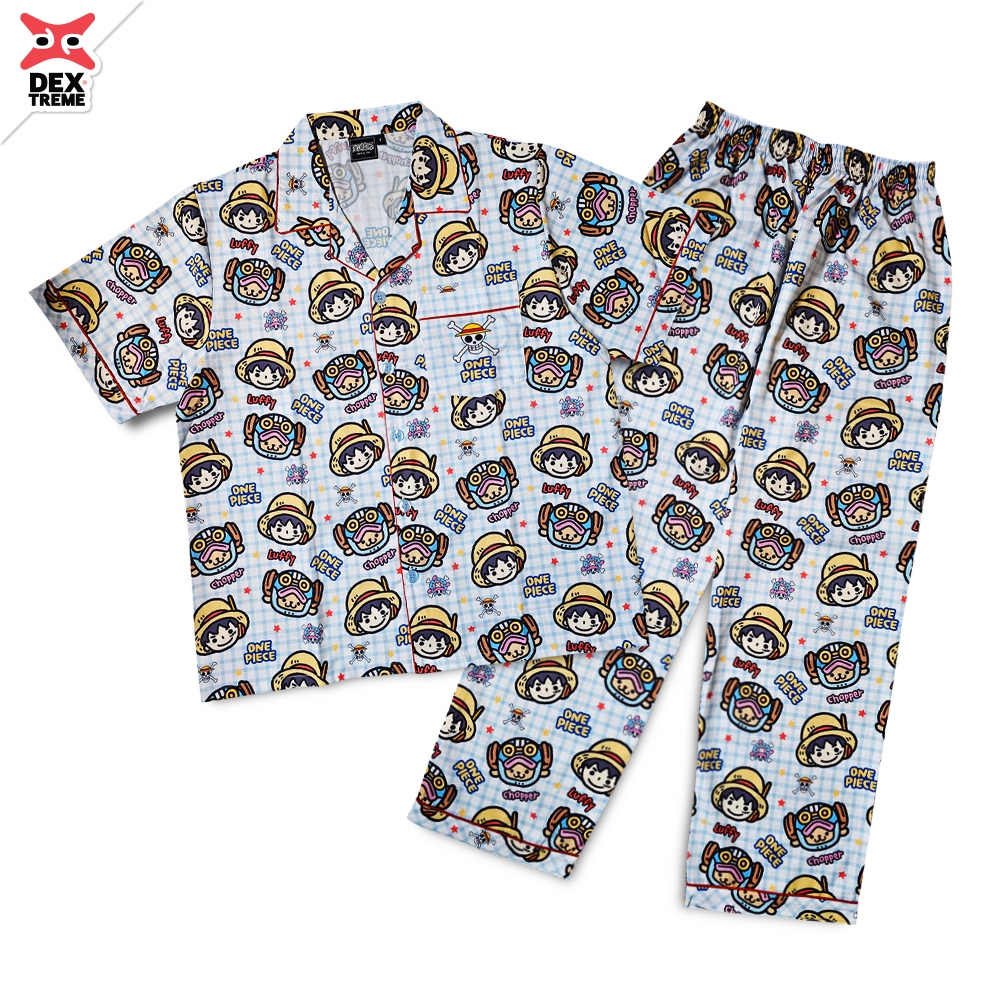 ชุดนอน Pajamas One Piece Egghead Luffy&Chopper (DOP-2309)