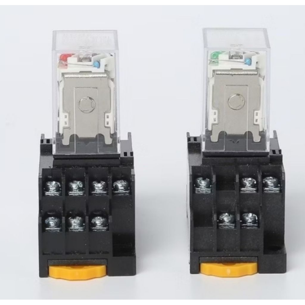 แท้ ใน กทม รีเลย์ ซ๊อคเก็ต RELAY my2 my2n  my4n my2n+socket my4n+socket DC12v DC24v AC220v