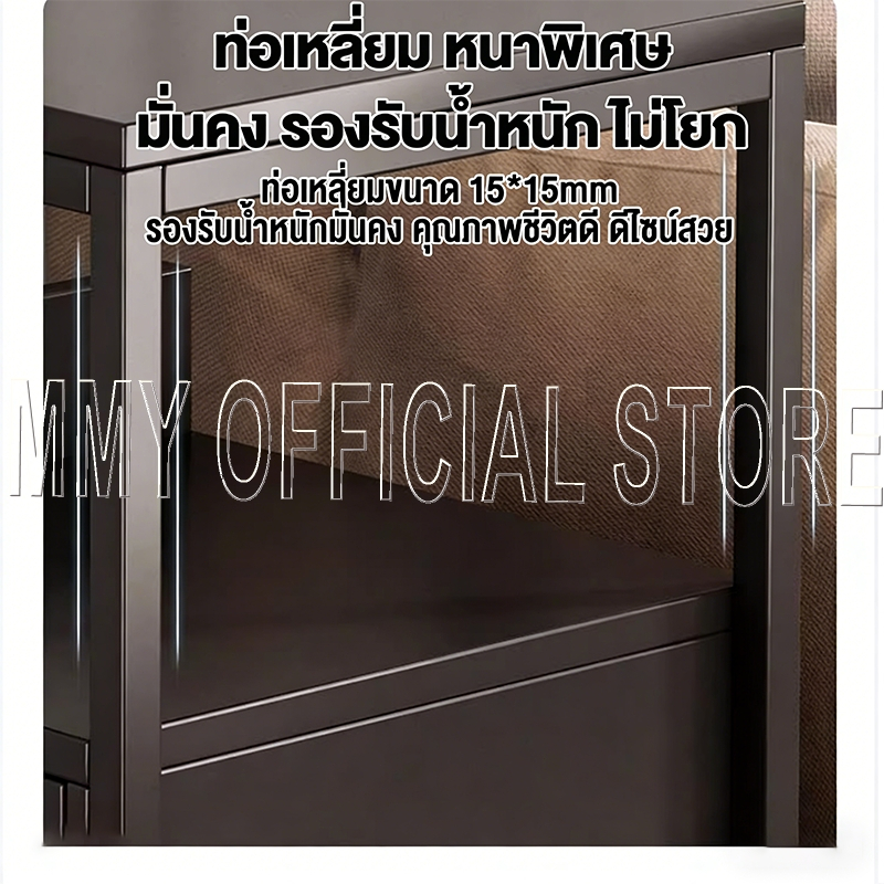 MMY โต๊ะข้างโซฟา มีล้อ 70/60CM โต๊ะข้างเตียง โต๊ะข้างแบบสร้างสรรค์ ความหรูหราเบาๆ ติดตั้งง่าย Side Table - รูปที่ 6