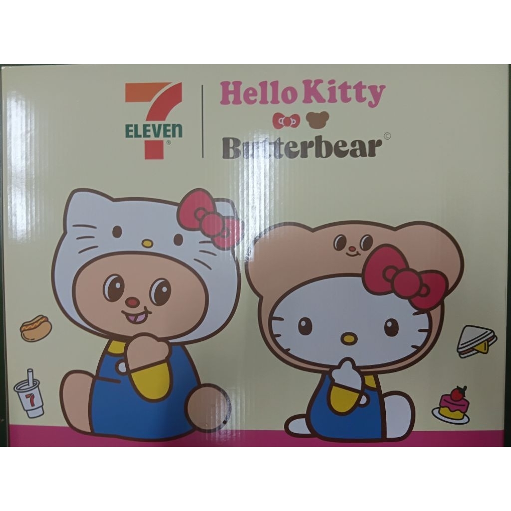 🩷พร้อมส่ง🩷โต๊ะพับได้ คอลเล็กชั่น hELlO kITtY x BuTTeRBeAR ลิขสิทธ์แท้ สินค้าพรีเมี่ยม แสตมป์ 7-11#น้