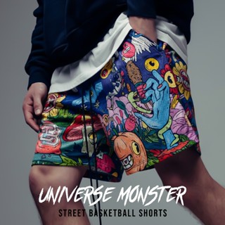 กางเกงกีฬา กางเกงบาสขาสั้น Badz UNIVERSE MONSTER [ มีไซส์ใหญ…